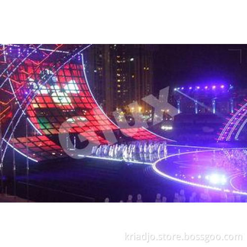 P20 DIP Weatherproof Curved LED Screen Display For Large Sc
